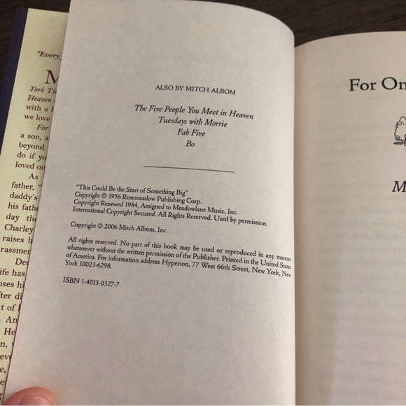 For One More Day by: Mitch Albom hardback book - Picture 3 of 7